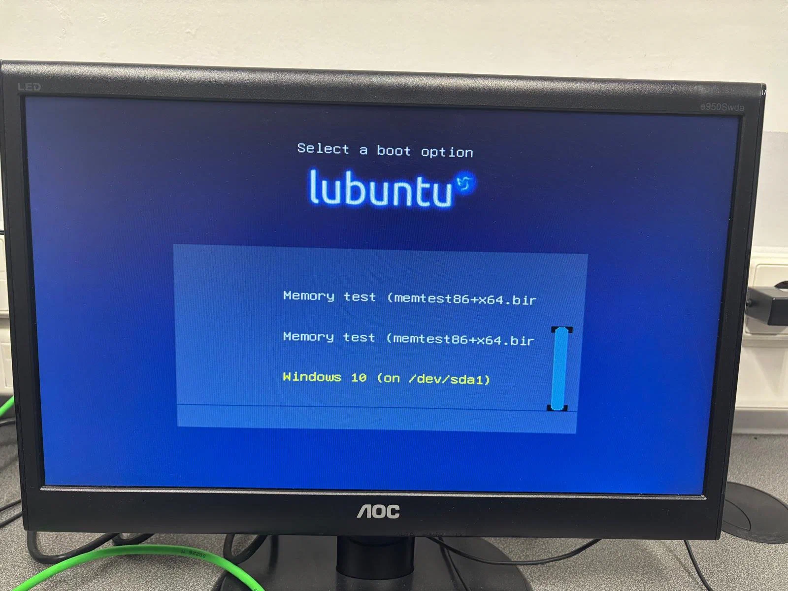 Imagen del Grub
